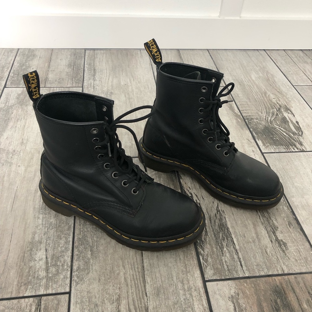 Dr. Martens Black Leather Boots
